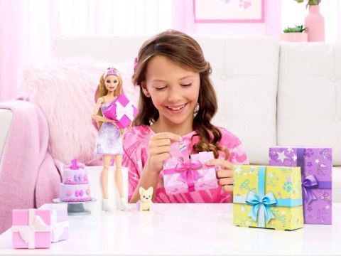 Mattel Barbie Party Unboxed lalka z serii: Urodziny + pies chihuahua ZA6065 Mattel Barbie Party Unboxed lalka z serii: Urodziny + pies chihuahua ZA6065