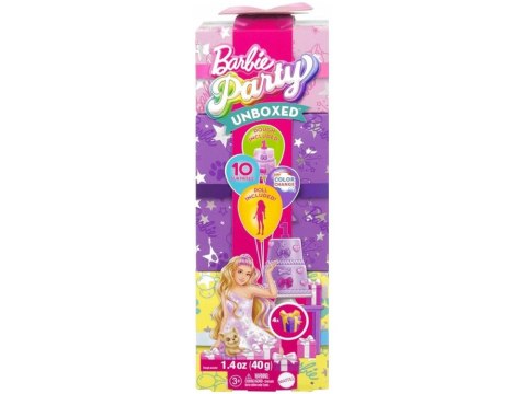 Mattel Barbie Party Unboxed lalka z serii: Urodziny + pies chihuahua ZA6065 Mattel Barbie Party Unboxed lalka z serii: Urodziny + pies chihuahua ZA6065
