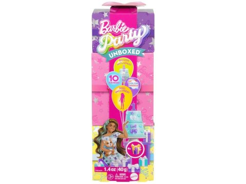 Mattel Barbie Party Unboxed lalka z serii: Urodziny + pies corgi ZA6066 Mattel Barbie Party Unboxed lalka z serii: Urodziny + pies corgi ZA6066