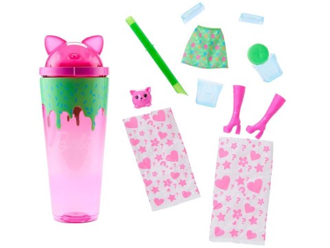 Mattel Barbie Pop Reveal lalka z serii: Shake + kot i akcesoria ZA6061 Mattel Barbie Pop Reveal lalka z serii: Shake + kot i akcesoria ZA6061