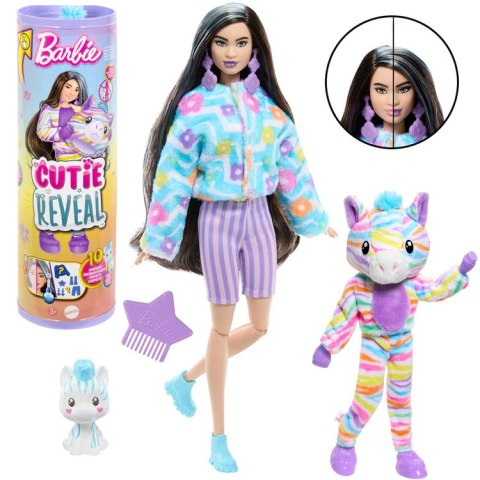 Mattel Barbie lalka Cutie Reveal Słodkie marzenia ZEBRA + akcesoria ZA6052 Mattel Barbie lalka Cutie Reveal Słodkie marzenia ZEBRA + akcesoria ZA6052