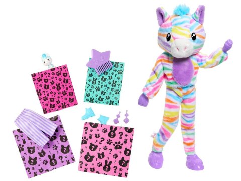 Mattel Barbie lalka Cutie Reveal Słodkie marzenia ZEBRA + akcesoria ZA6052 Mattel Barbie lalka Cutie Reveal Słodkie marzenia ZEBRA + akcesoria ZA6052