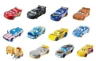 Cars. Auto świecące w ciemnośc mix (8szt)