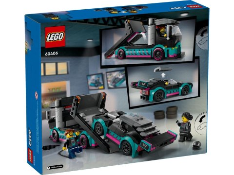 LEGO(R) CITY 60406 Samochód wyścigowy i laweta
