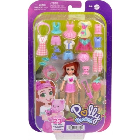 Polly Pocket Lalka + ubranka asortyment JCB22 Polly Pocket Lalka + ubranka asortyment JCB22