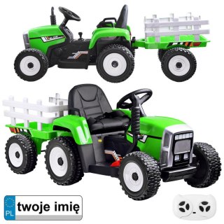 Traktor z przyczepą na akumulator + pilot PA0242