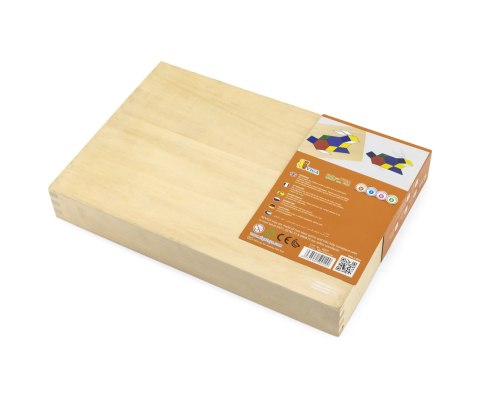 VIGA Drewniana Mozaika Geometryczna Klocki Dienesa Układanka Logiczna Montessori148 el VIGA Drewniana Mozaika Geometryczna Klocki Dienesa Układanka Logiczna Montessori148 el