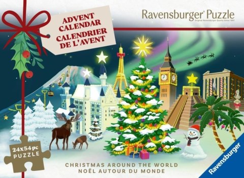 Kalendarz adwentowy puzzlowy 24x54el Kalendarz adwentowy puzzlowy 24x54el