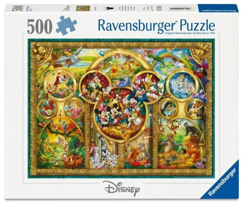 Puzzle 2D: Świat Disneya 500el Puzzle 2D: Świat Disneya 500el