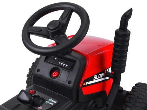 Traktor z przyczepą na akumulator + pilot PA0242