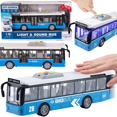 WOOPIE Autobus Miejski Interaktwny Elektryczny 1:16 WOOPIE Autobus Miejski Interaktwny Elektryczny 1:16
