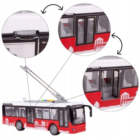 WOOPIE Autobus Trolejbus Interaktywy Elektryczny 1:16 WOOPIE Autobus Trolejbus Interaktywy Elektryczny 1:16