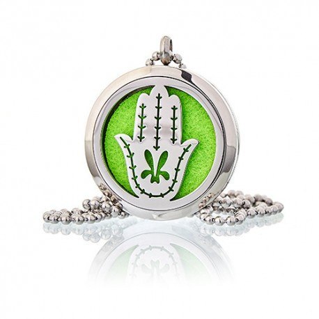 Naszyjnik aromaterapeutyczny - ręka fatimy 30mm