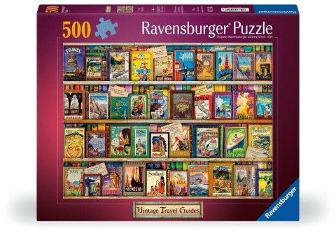 Puzzle 2D: Vintage - Pocztówki 500el