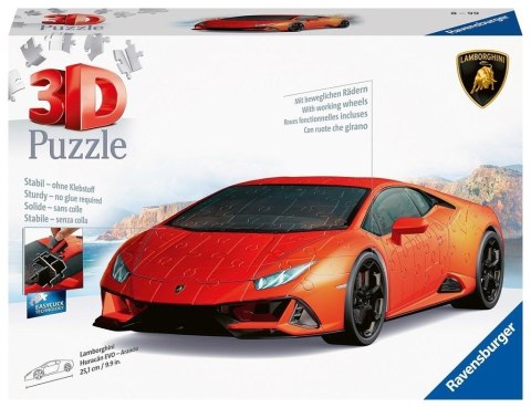 Puzzle 3D Lamborghini Huracan Evo arancio Puzzle 3D Lamborghini Huracan Evo arancio
