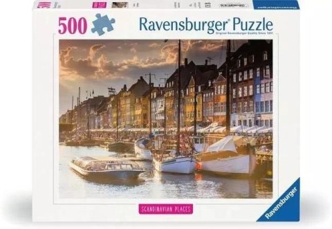 Puzzle 500 Zachód Słońca w Kopenhadze Puzzle 500 Zachód Słońca w Kopenhadze