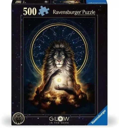 Puzzle 500 świecące - Lew Puzzle 500 świecące - Lew