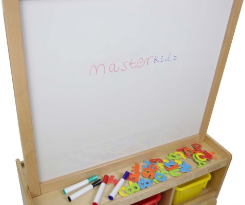 MASTERKIDZ Dwustronna Tablica Kredowa i Magnetyczna Do Pisania