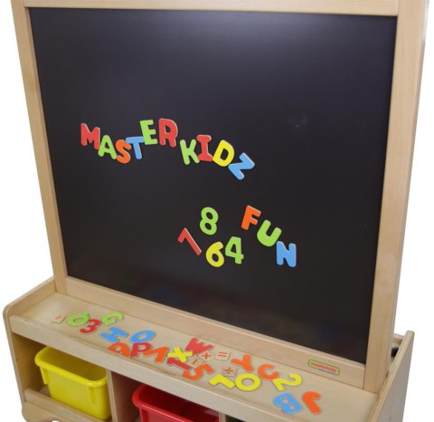 MASTERKIDZ Dwustronna Tablica Kredowa i Magnetyczna Do Pisania