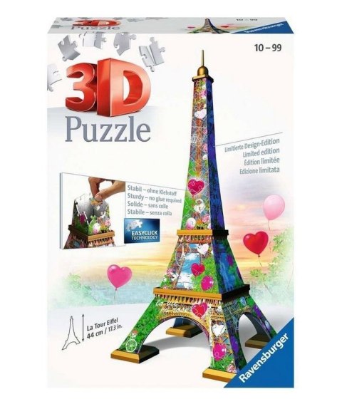 Puzzle 3D Wieża Eifla Edycja Love Puzzle 3D Wieża Eifla Edycja Love