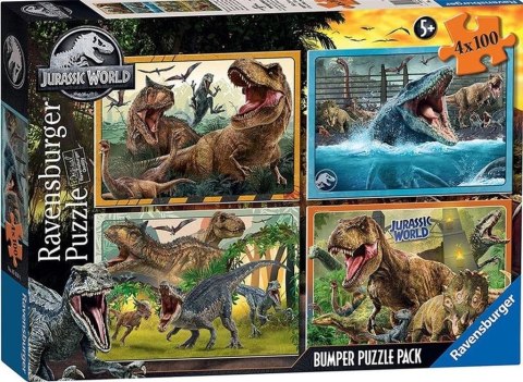 Puzzle 4x100 Jurassic World Bumper Pack Puzzle 4x100 Jurassic World Bumper Pack