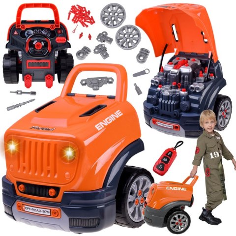 Zestaw mechanika: Ruchomy WARSZTAT SAMOCHODOWY + światło i dźwięk ZA5738