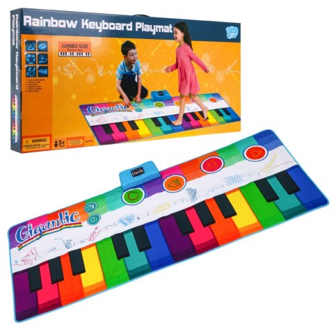 Duża Mata Muzyczna Super Kolorowy Keyboard Duża Mata Muzyczna Super Kolorowy Keyboard