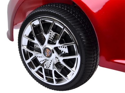 Autko elektryczne na akumulator czerwone Porsche RUF CTR3 + pilot PA0327