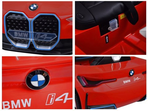 Autko na akumulator elektryczne BMW i4 dla dziecka pilot PA0310 CZ