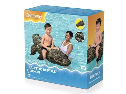 Bestway realistyczny krokodyl Gad 193x94cm 41478