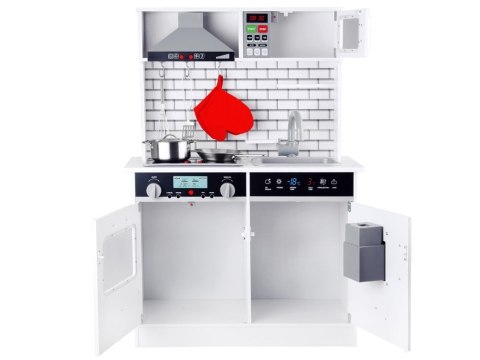 Duża kuchnia drewniana STYL SKANDYNAWSKI Światło + dźwięk AKCESORIA ZA3717