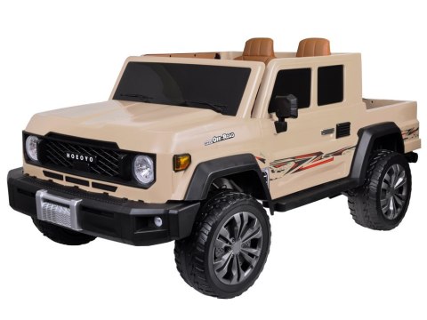 Duże auto PICKUP na akumulator elektryczne dla dzieci 2os 4x4 paka PA0329