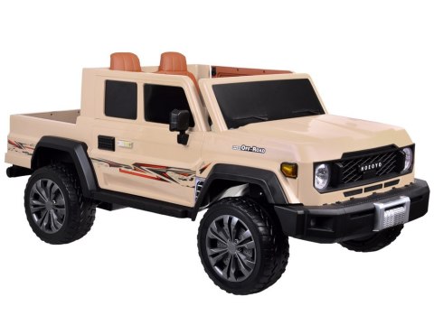 Duże auto PICKUP na akumulator elektryczne dla dzieci 2os 4x4 paka PA0329