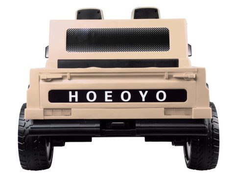 Duże auto PICKUP na akumulator elektryczne dla dzieci 2os 4x4 paka PA0329