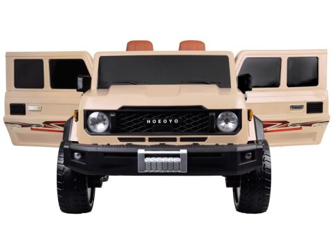 Duże auto PICKUP na akumulator elektryczne dla dzieci 2os 4x4 paka PA0329
