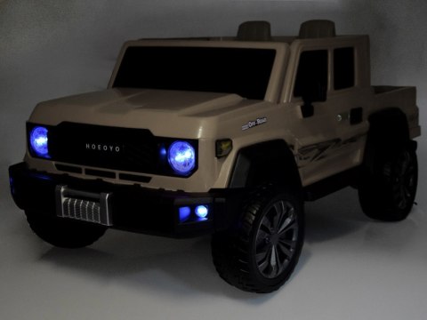 Duże auto PICKUP na akumulator elektryczne dla dzieci 2os 4x4 paka PA0329