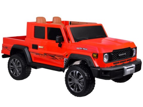 Duże auto PICKUP na akumulator elektryczne dla dzieci 2os 4x4 paka PA0329