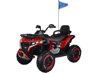 Duży quad na akumulator dla dziecka 4x4 PA0328 czerwony