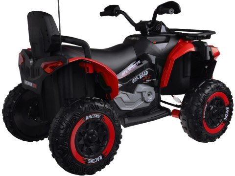Duży quad na akumulator dla dziecka 4x4 PA0328 czerwony