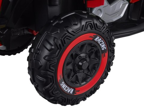 Duży quad na akumulator dla dziecka 4x4 PA0328 czerwony