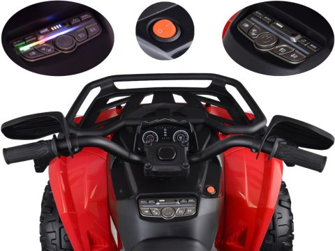 Duży quad na akumulator dla dziecka 4x4 PA0328 czerwony