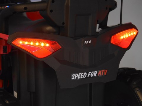 Duży quad na akumulator dla dziecka 4x4 PA0328 czerwony