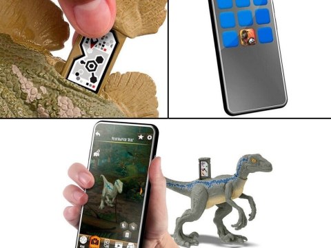 Figurka dinozaur Kryptops Jurassic World dziki ryk ruchome elementy ZA6057