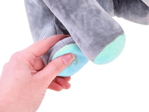 Interaktywny pluszowy Słoń maskotka Słonik zakrywa oczka śpiewa ZA3112 Interaktywny pluszowy Słoń maskotka Słonik zakrywa oczka śpiewa ZA3112