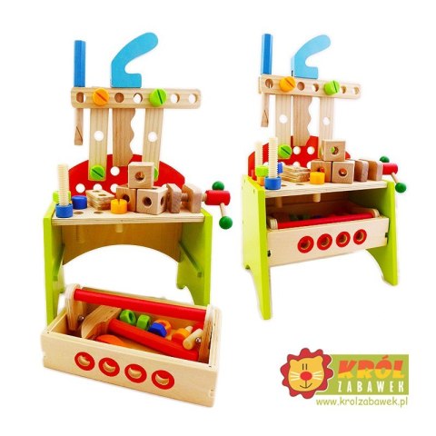 Duży drewniany warsztat Duży drewniany warsztat