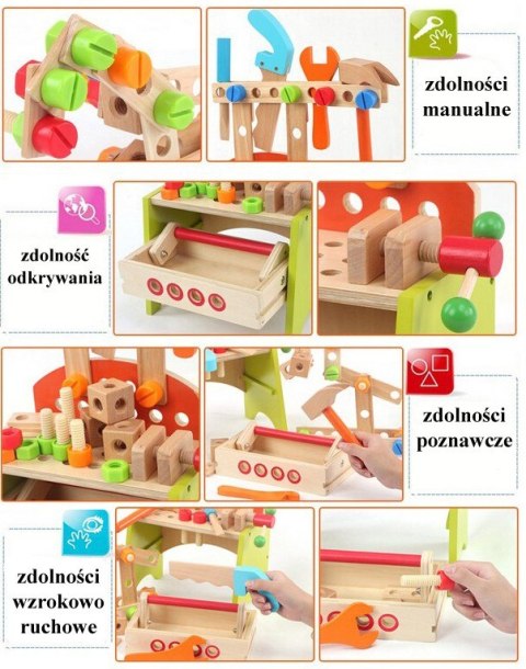 Duży drewniany warsztat Duży drewniany warsztat