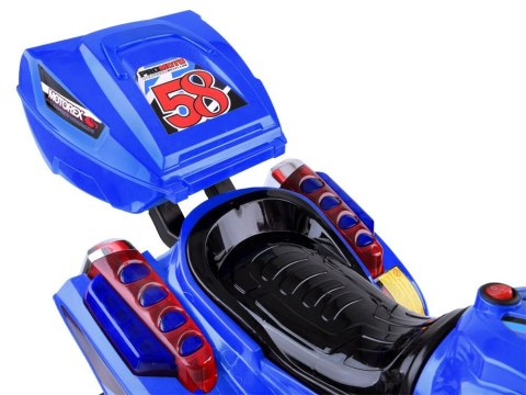 Motorek na akumulator kolorowe światła led PA0241