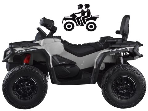 Quad na akumulator dla dzieci 2 osob CAN-AM OUTLANDER 4x4 Panel LED PA0326