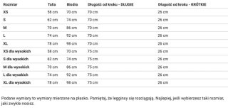 Krótkie Legginsy z Wysokim Stanem - Aquarelle