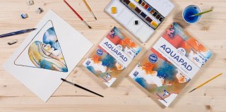 Blok akwarelowy AQUAPAD A4, 300g, 50 ark